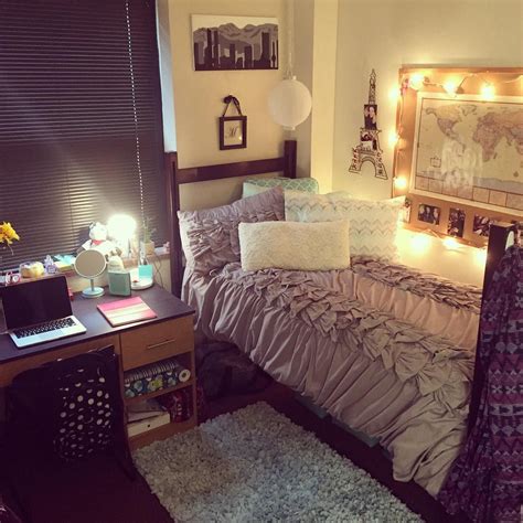 26 incredibly cozy dorms you d actually want to live in purple dorm rooms cute dorm rooms