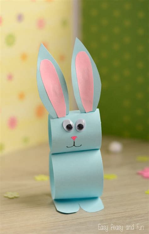 paper bunny craft easy easter craft  kids easy
