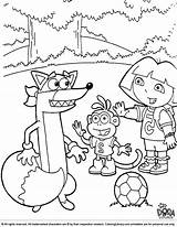 Coloring Explorer Dora Bored Impossible Fridge Decorating Great Kids Pages sketch template