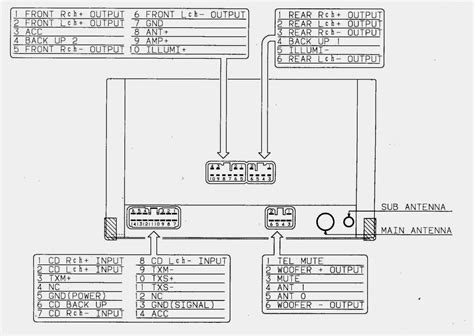 clarion  pin wiring diagram clarion car radio wiring harness  pin  case wiring diagram