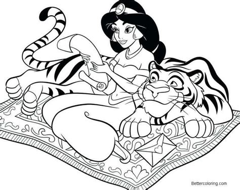 jasmine baby disney princess coloring pages png colorist