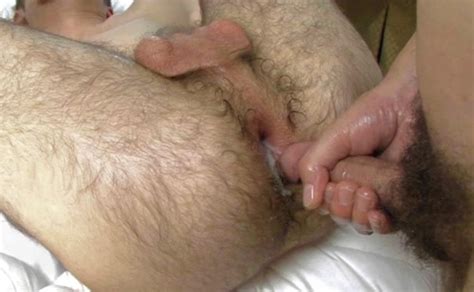 Hairy Male Assholes Filled With Cum