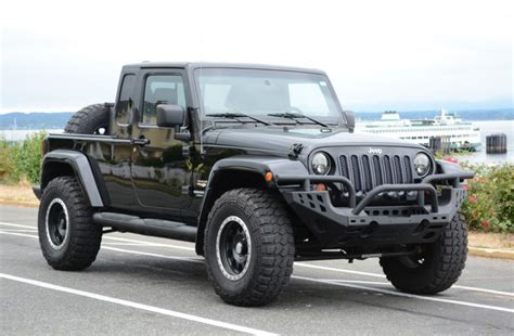 jeep wrangler jk  pickup conversion  sale  bat auctions closed  september