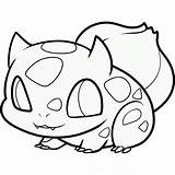 Pokemon Bulbasaur sketch template