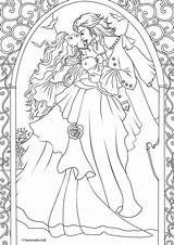 Adulte Romantique Gothique Favoreads Artherapie Coloringideas sketch template