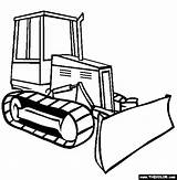 Bulldozer Coloring Drawing Clipart Pages Dozer Clip Trucks Sketch Color Bulldozers Simple Construction Easy Online Loader Boyama Et Cat Template sketch template