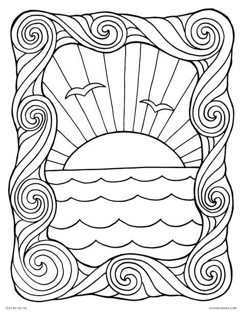 printable ocean coloring sheets printable word searches
