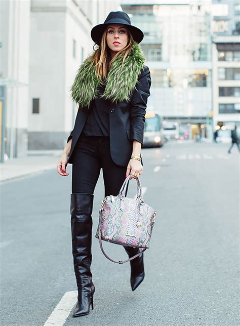six winter outfit ideas using pantone s greenery color trend
