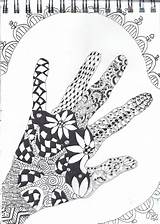 Zentangle Hand Doodles Hands Designs Henna Quilts Doodle Zen Text Zentangles sketch template