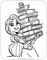 Tangled Coloring Series Rapunzel Pages Pascal Disney Disneyclips Books Printable Enregistrée Depuis sketch template