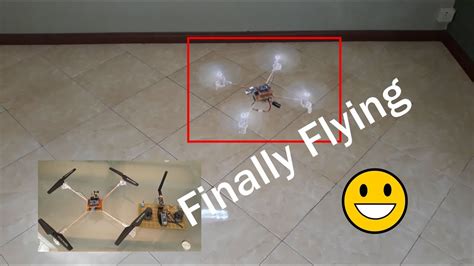 homemade arduino drone finally flying final arduino based drone youtube