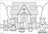 Sylvanian Coloriage Dessin Imprimer Families Critters Calico Lapin Coloriages Chocolat 색칠 패밀리 귀여운 Tous Luxueux Bee sketch template