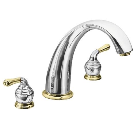 ben ingram moen tcp monticello  handle high arc roman tub faucet  valve chrome