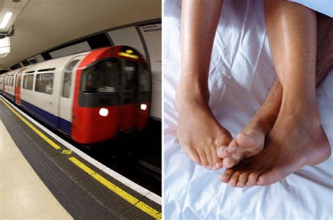 public sex on london underground tube couple sought after bloke spits at woman daily star