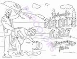 Creek Schitt Schitts sketch template