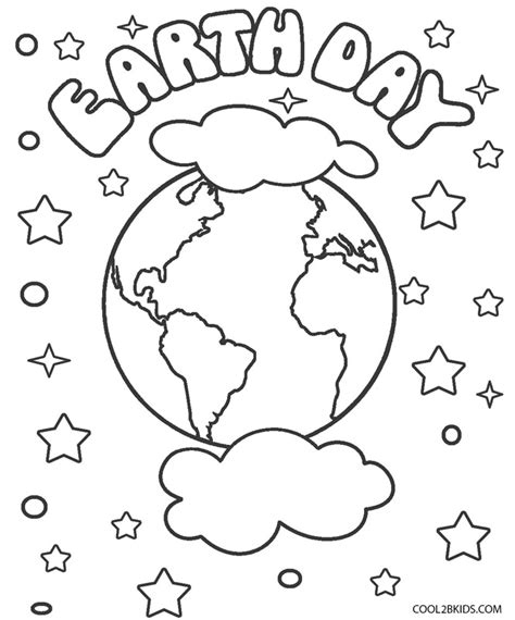 printable earth day coloring pages  kids