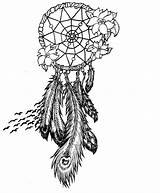 Dream Catcher Dreamcatcher Tattoo Coloring Pages Drawing Moon Tattoos Drawings Mandala Catchers Owl Print Deviantart Printable Coloringtop Adults Designs Sheets sketch template