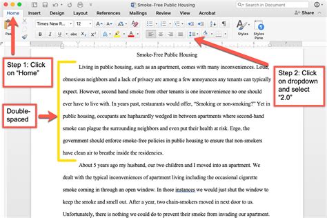 writing style paragraph spacing