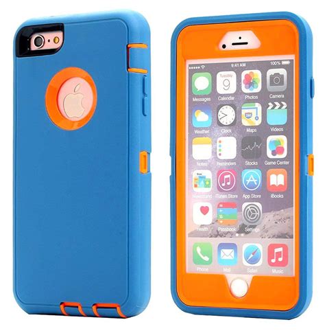 Iphone 6 Case Iphone 6s Case [heavy Duty] Built In Screen Protector