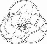 Confirmation Drawing Coloring Pages Getdrawings Drawings sketch template