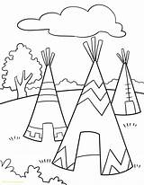 Coloring American Pages Native Getdrawings sketch template