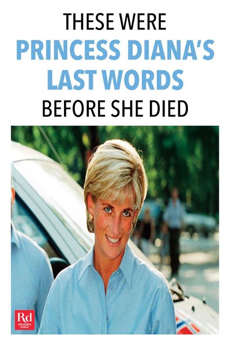 These Were The Four Words Princess Diana Said Before She Died