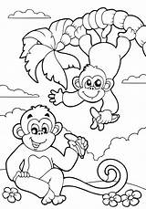 Affen Ausmalen Ausmalbild Kleurplaten Dieren Dschungel Malen Malvorlage Affe Ausdrucken Stoere Jongens Für Tijdmetkinderen Leukste Downloaden Tekening Zeigen Agbc Elefant sketch template