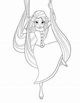 Tangled Youloveit Rapunzel sketch template