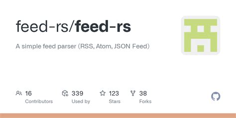 github feed rsfeed rs  simple feed parser rss atom json feed