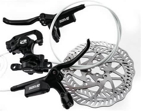 tektro draco hydraulic disc brakeset mm rotors  mtb bike