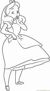 Alice Coloring Pages Wonderland Coloringpages101 sketch template