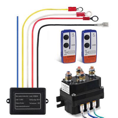 winch solenoid relay wireless winch remote control kit  truck atv ebay