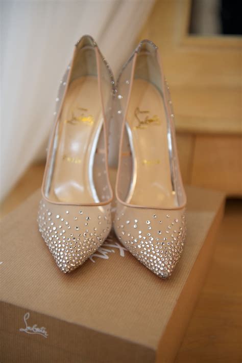 crystal bridal heels