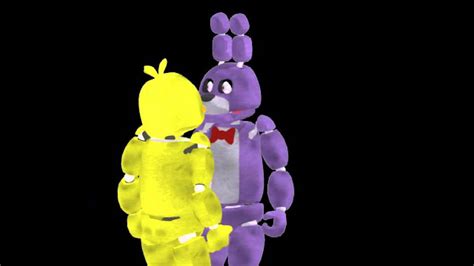 Mmd Fnaf Bonnie And Chica Kiss Youtube