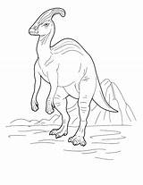 Coloring Saurolophus Dinosaurs Pages Pteranodon Pterodactyl Colorkid sketch template