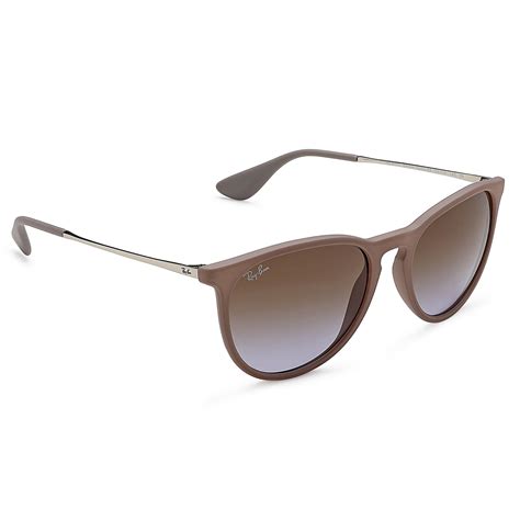 ray ban womens erika classic sunglasses brownsilver brownviolet gradient rb