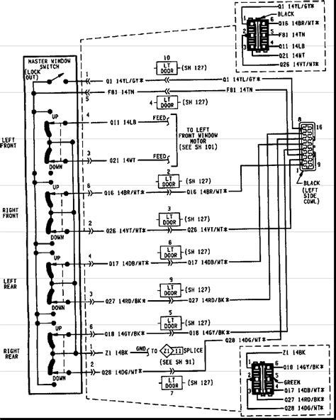 jeep cherokee radio wiring collection wiring diagram sample