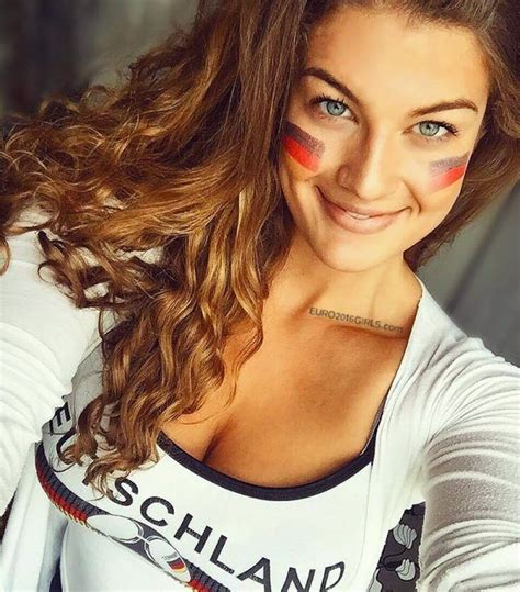 Euro 2016 Girls Hot Fan German Girls Soccer Girl