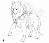 Okami sketch template