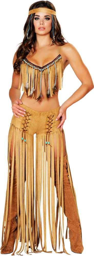 sexy cherokee hottie native american indian babe halloween costume