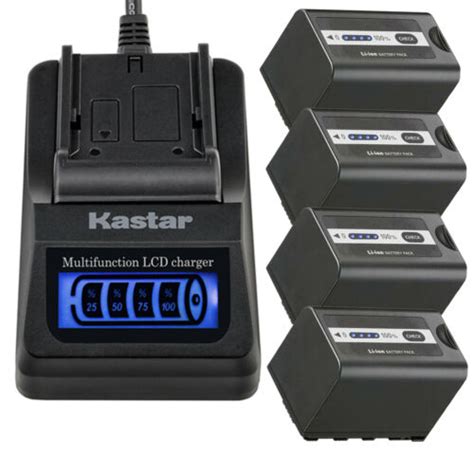 Kastar Battery Lcd Quick Charger For Panasonic Ag Brd50 Ag Brd50p Ag