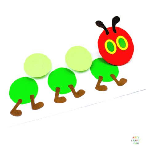 hungry caterpillar printable craft arty crafty kids