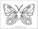 Butterfly Butterflies Onelittleproject Slime Monarch Staging sketch template