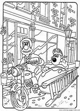 Gromit Wallace Pages Coloring Color Cartoon Print Printable sketch template