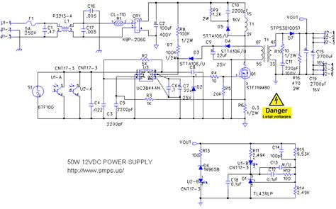 schematic diagram   power supply