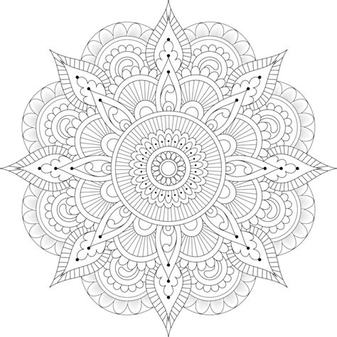 mandala coloring pages  adults kids happiness  homemade