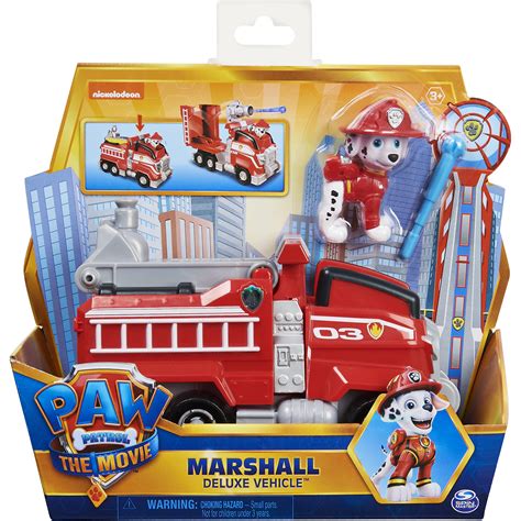 buy paw patrol marshalls deluxe  transforming fire engine toy