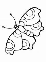 Kids Coloring Fun Butterflies Vlinders Vlinder sketch template