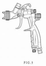 Patents Gun Drawing Spray sketch template
