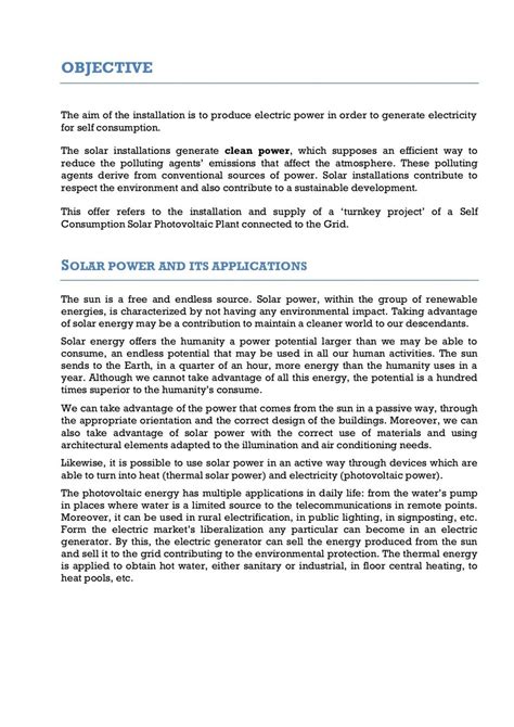 printable solar proposal sample pages   text version fliphtml solar